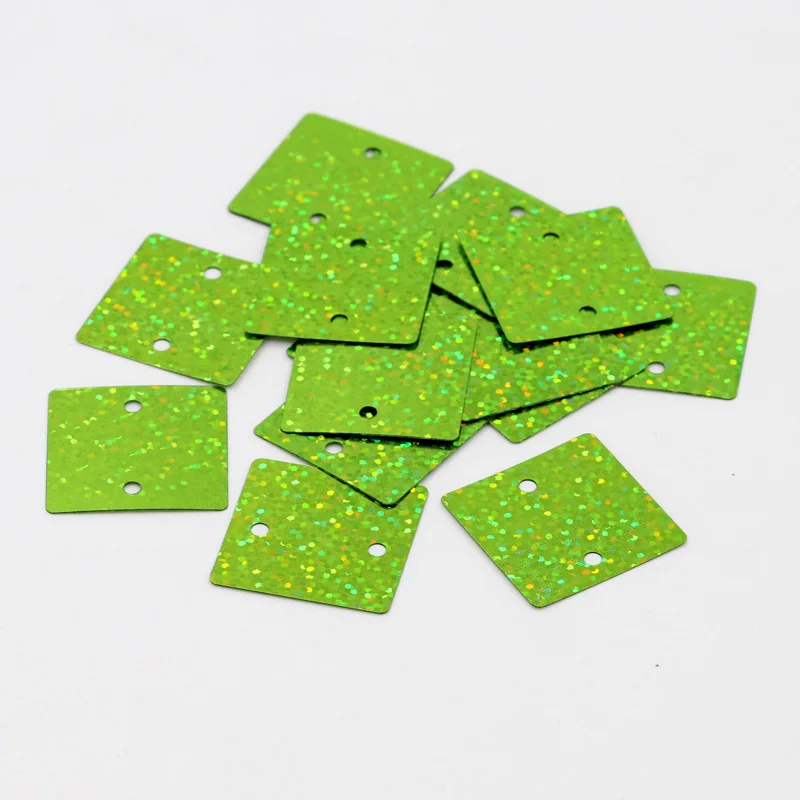 10g/30mm square laser sequins PVC flakes DIY handmade jewelry clothing accessories