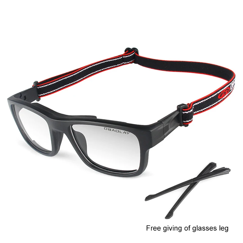 Lunettes de football TR90 pour hommes et femmes, entraînement sportif en plein air, lunettes de protection contre la myopie, lunettes de basket-ball