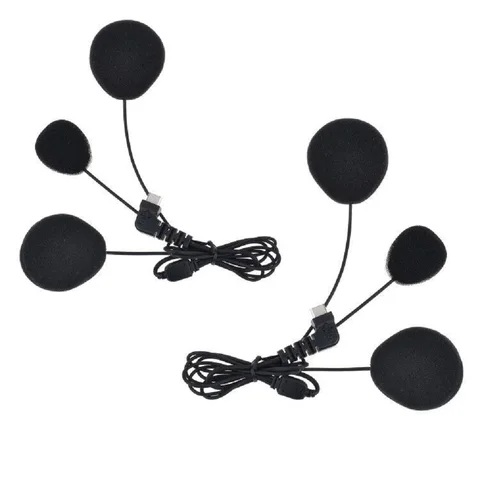 2 шт. Fodsports BT-S2 BT-S3 мягкий микрофон-трубка наушники наушник для мотоцикла Bluetooth гарнитура для шлема домофон
