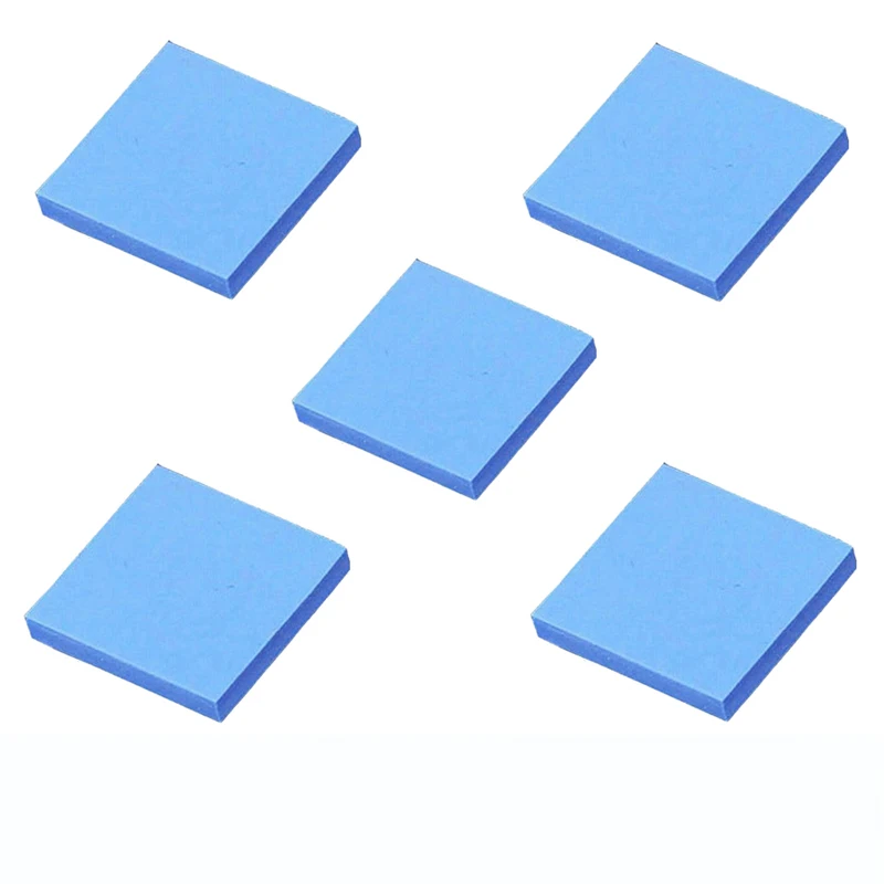 Gdstime Conductive Heatsink Plaster Grease 10x10mm 0.5mm 1mm 1.5mm 2mm 2.5mm 3mm 4mm 5mm Thermal Pad CPU Heatsink Silicone Pad