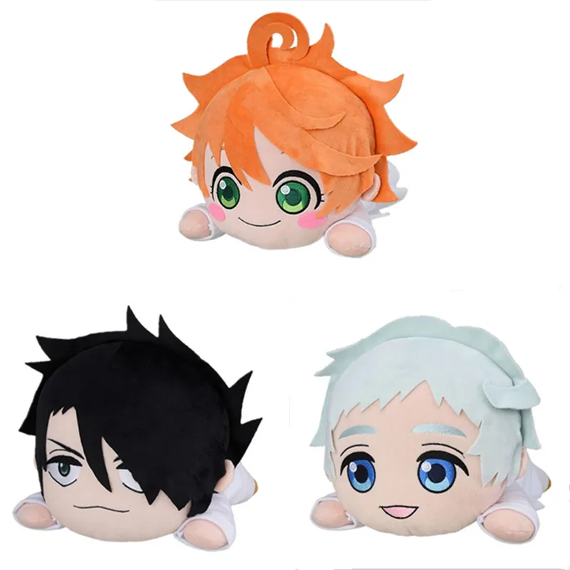 

Sega The Promised Neverland mega Jumbo Nesoberi Stuffed Toy Soft Plush Emma & Anime & Norman A birthday present for a child