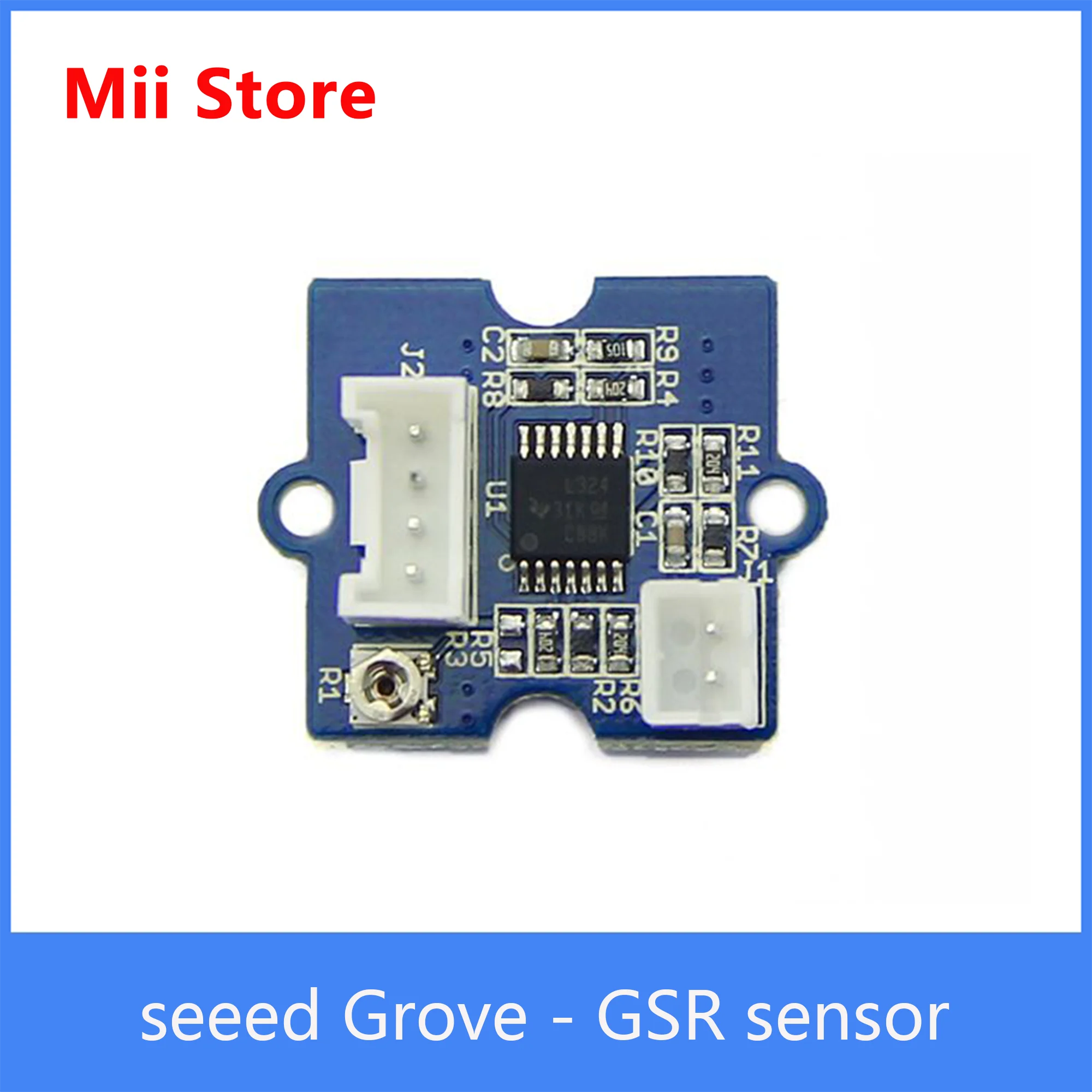 Grove GSR skin current sensor Conductivity Fingertip Grove Detection Module skin resistance Arduino module kit Seeed