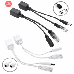 Cable adaptador de alimentación pasiva POE sobre Ethernet, divisor, módulo de fuente de alimentación de inyector RJ45, 12-48v para cámara IP, 5 pares