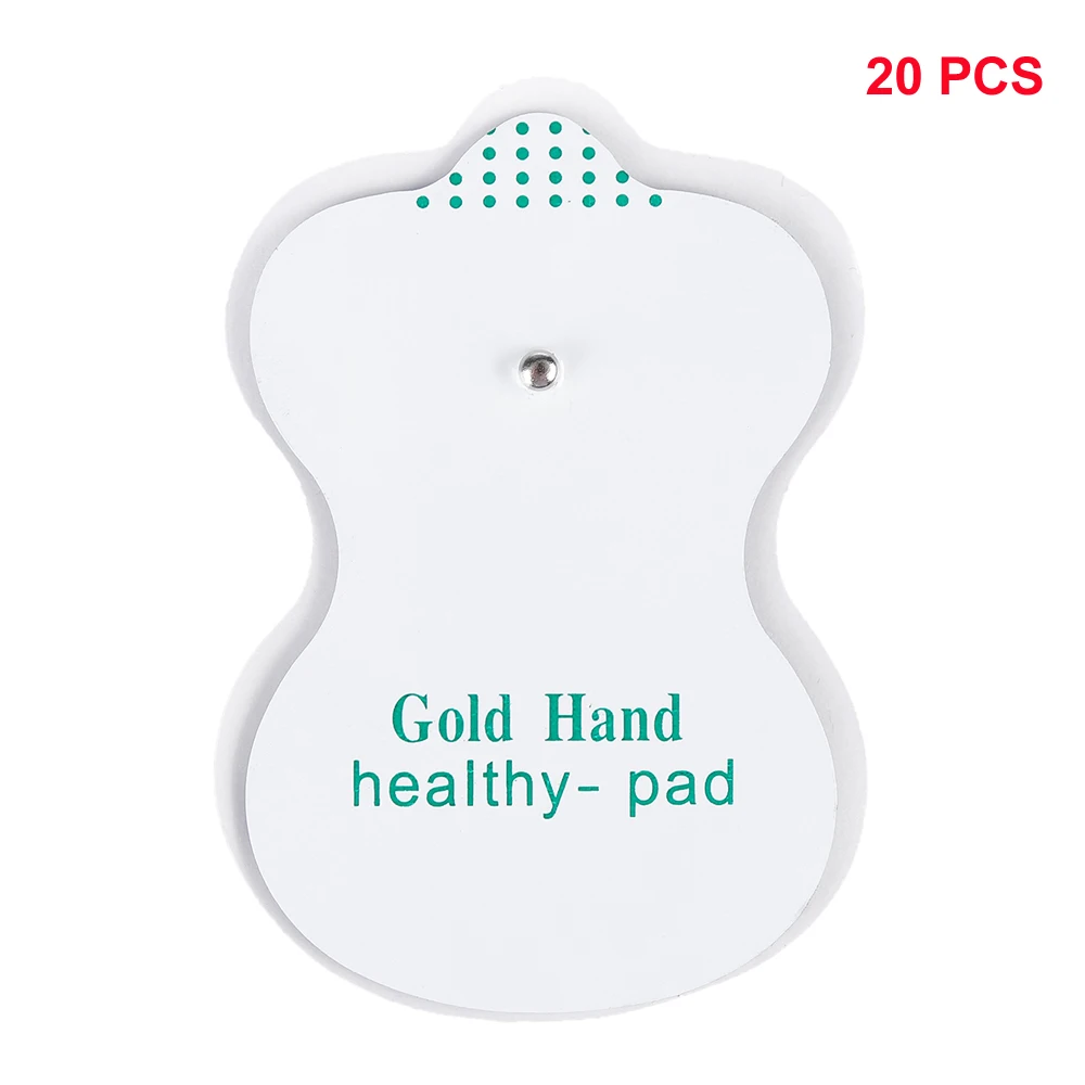 

20PCS Small Electrode Pads For Tens Acupuncture Therapy Machine Body Massager EMS Muscle Stimulator Slimming Massage Snap Patch