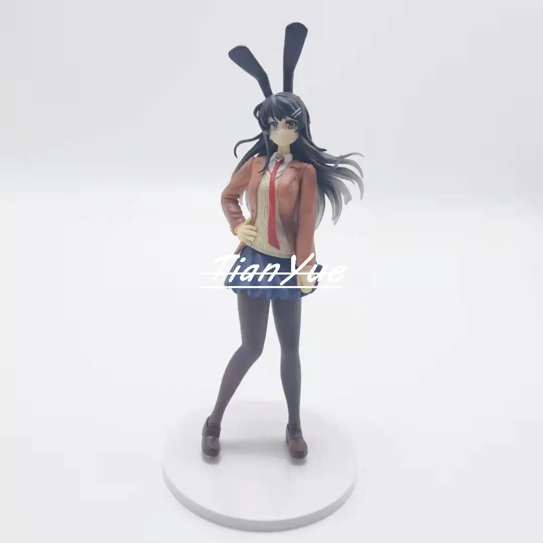 Anime Rascal Does Not Dream of Bunny Girl Senpai Bunny Sakurajima Mai ANIPLEX Girls PVC Action Figures Toys 24cm