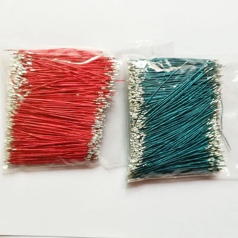 100 Pcs-Tinned Wire Tembaga Berlapis Perak Kawat Standar 40 Mm Panjang