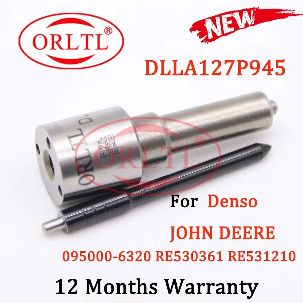 

ORLTL Diesel Injector DLLA127P945 Nozzle for JOHN DEERE RE530361 Common Rail 095000-6321 095000-6322 095000-6323 095000-6324