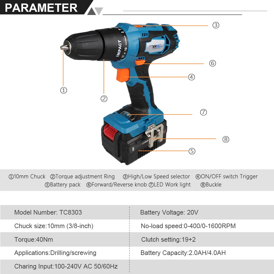 20V Brushless Angle Grinder/Dual Action Polisher/Electric drill/Lawn Mower/Air Inflator/Recip-Saw/Jig Saw Series Bare Power tool