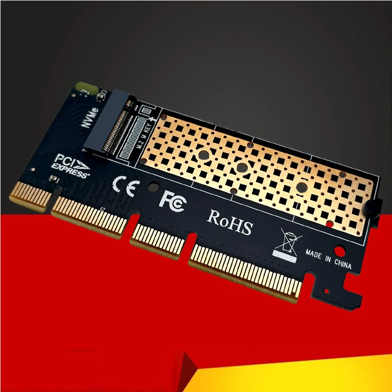 PICE to M2 Adapter NVMe SSD NGFF PCIE M2 Riser Card Adapter 64Gb PCI Express 4.0 X4 X8 X16 Supports 2230 2242 2260 2280 m.2 NVME