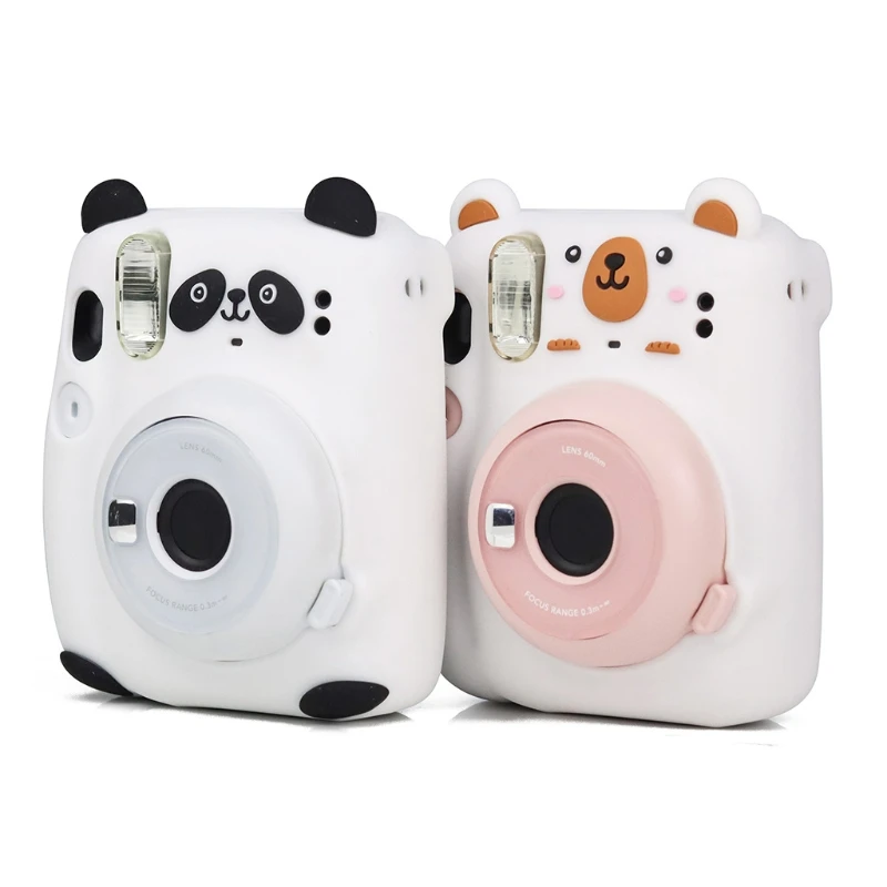 Per instax Mini 11 custodia per fotocamera custodia protettiva in Silicone morbido custodia antigraffio
