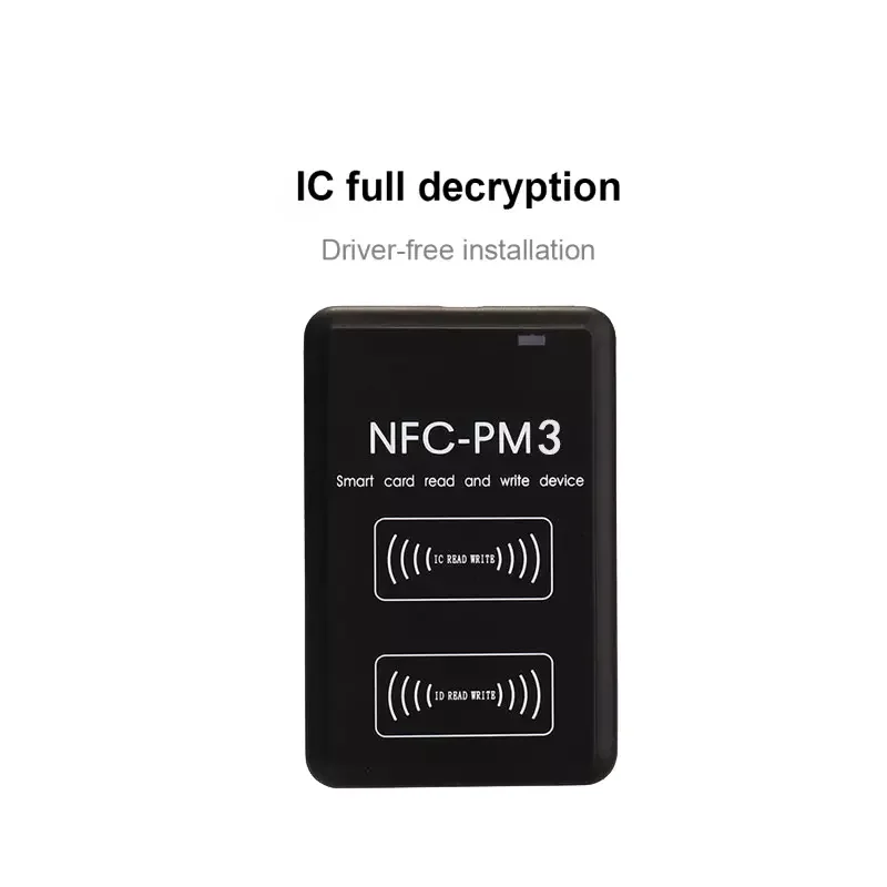 New NFC PM3 RFID Full Encryption Decoding Reader Smart Chip Card Duplicator 13.56Mhz Writer 1K Key Badge S50 Tag Copier