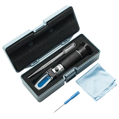RHC-200ATC Human Clinical Refractometer Measurement Serum Protein Urine SG RI Tri Scale ATC Refractometer for Hemoglobin