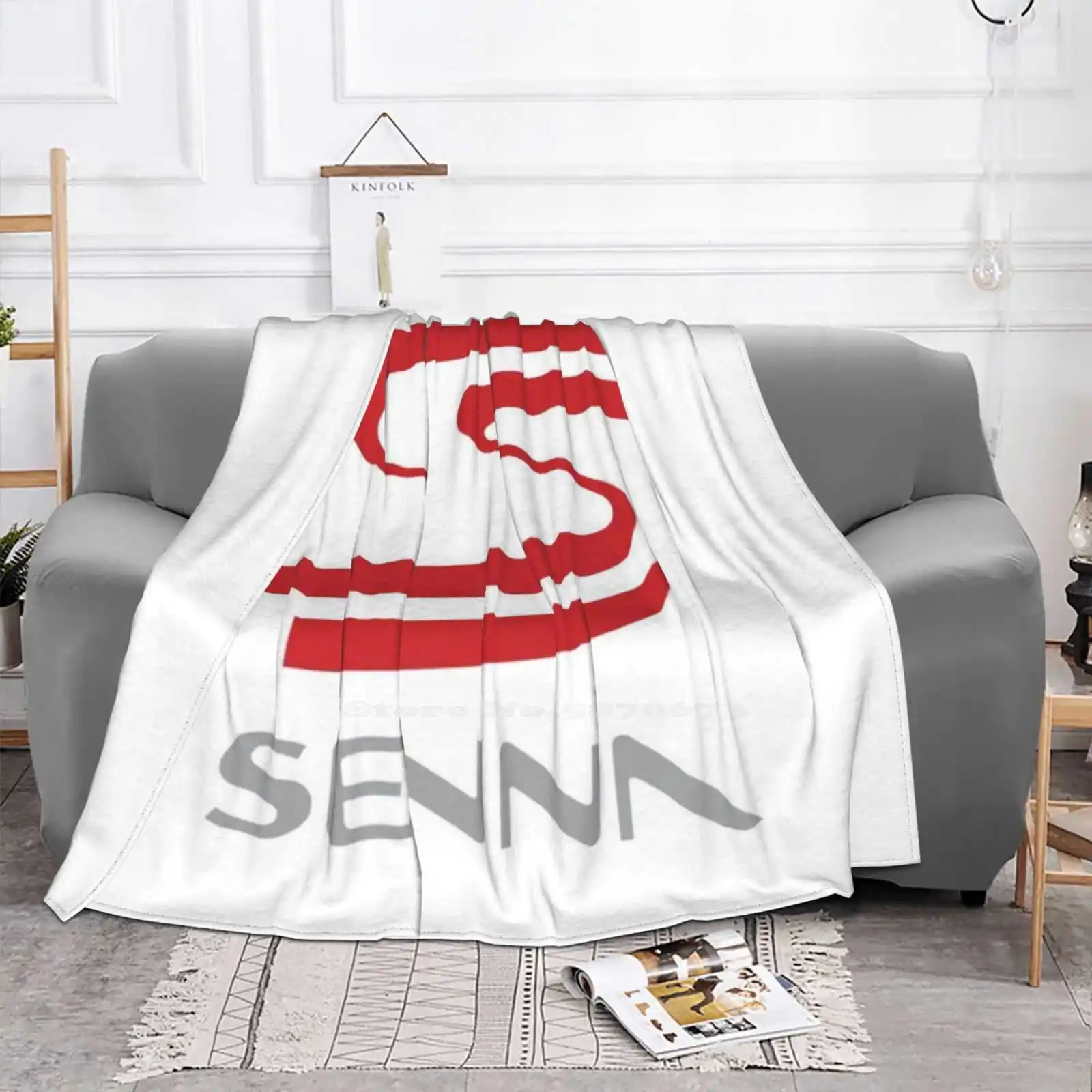 Driver Trend Style Funny Fashion Soft Throw Blanket Senna Driver Brazil Monaco Monza Imola