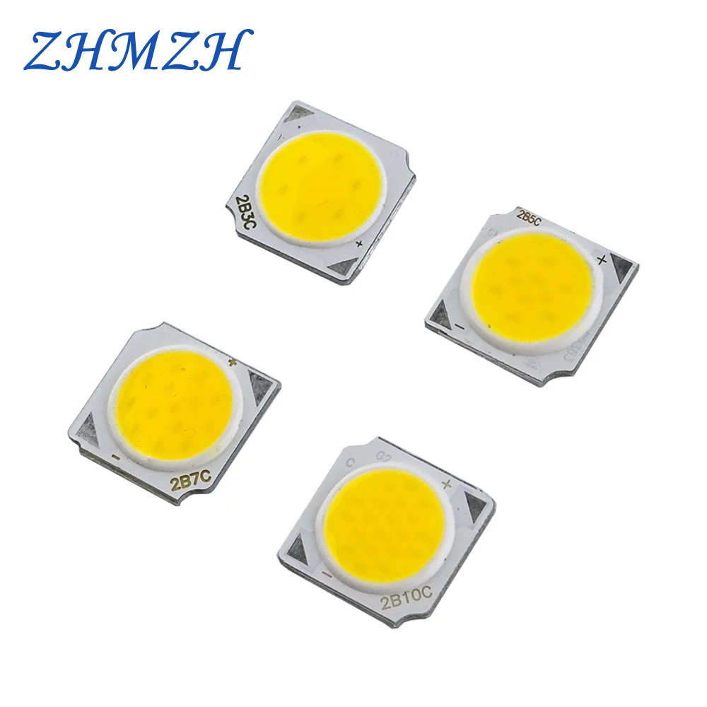 10pcs/lot 1311 COB LED Chip 3w 5w 7w 10w Lamp Beads White For Spotlight Commercial Downlight Rail Spotlight Cob Light Source