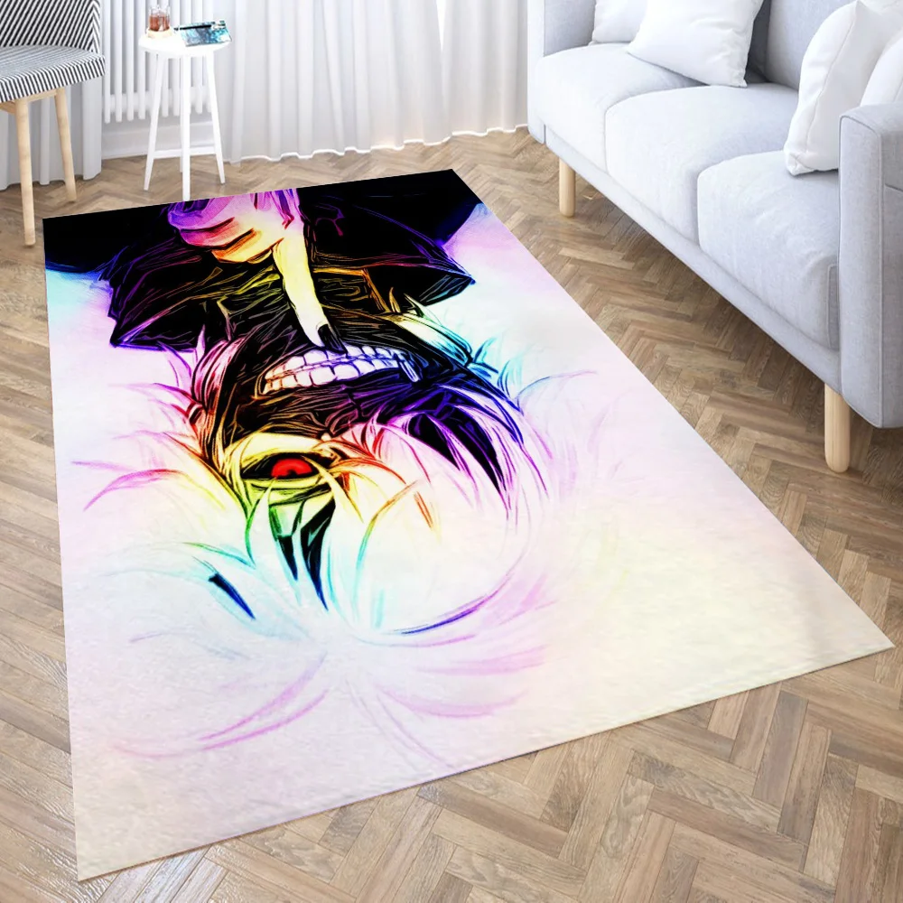 

Anime Tokyo Ghoul Kaneki Carpet Decora Home Bedroom Kitchen Anti-slip Mat Rug Doormat Aisle Floor Mat Bath Mats Doormat