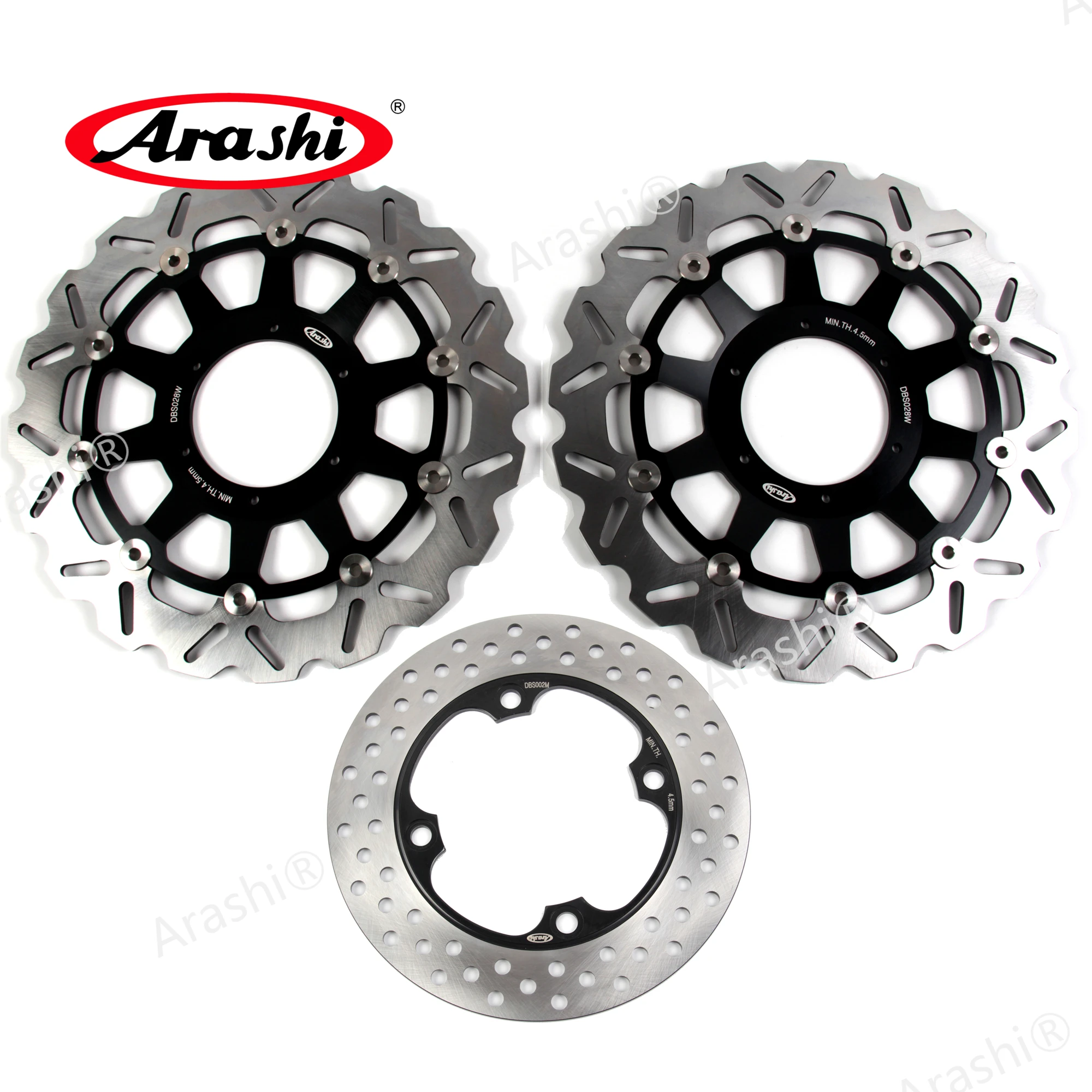 Arashi 1 Set CNC Full Floating Front Brake Disc Rear Rotors For HONDA CBR929RR 2000 2001 CBR 929 RR CBR929 929RR 00 01 CBR954RR