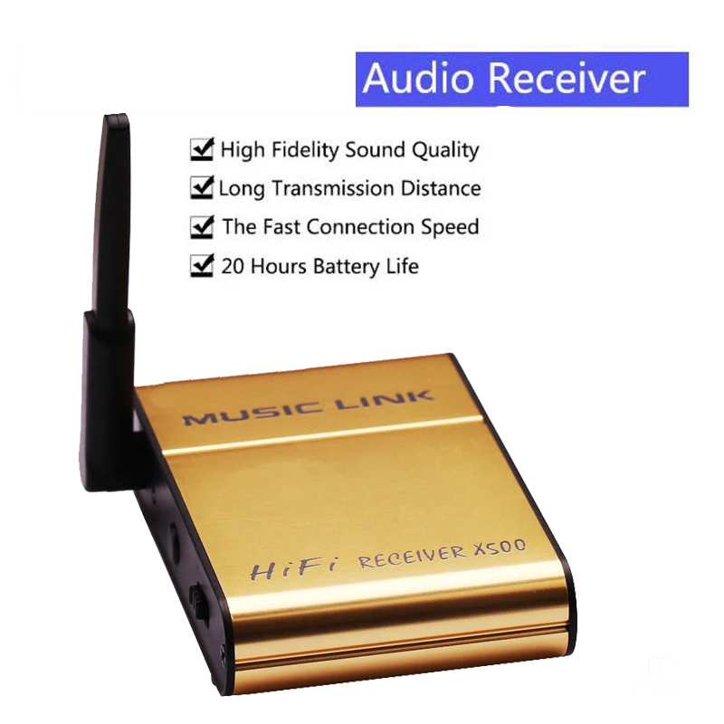 Receptor de Audio inalámbrico 2,4G, Conector de música de 3,5mm, estéreo, HiFI, sin pérdidas, RCA, USB, Dongle, 2RCA, lotus, para altavoz, amplificador de potencia AV