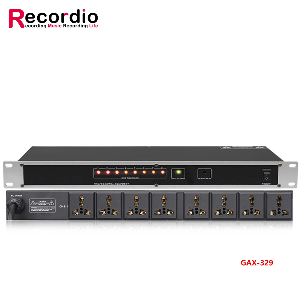 GAX-DB01 Professional 9-channels DJ sound system DJ control power sequencer power Supply Regulator for Recording