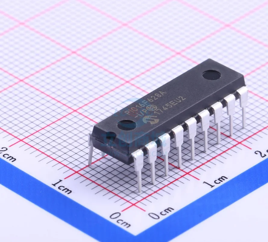 Chip de microcontrolador DIP18, circuito integrado IC, PIC16F628A-I/P, original, nuevo