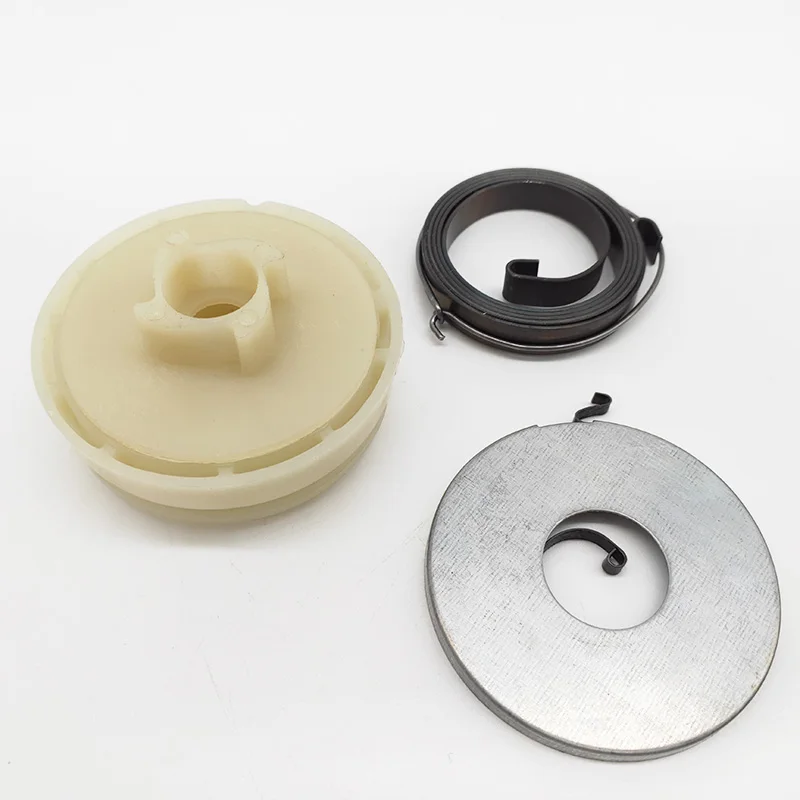 4500 5200 5800 puleggia di avviamento facile per motosega elettrica con molle adatta per pezzi di ricambio per motoseghe 45cc 52cc 58cc