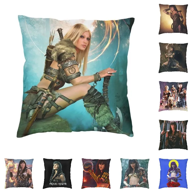 Luxury Xena Warrior Princess Cushion Cover Polyester Adventure Fantasy TV Pillow Case Living Room Decoration Pillowcase