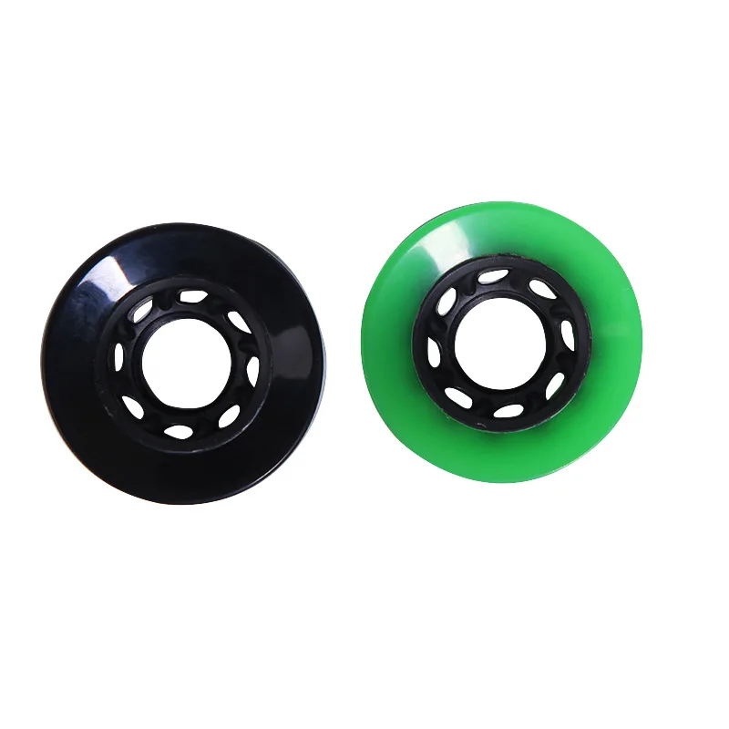 60*35mm Skateboard Wheels Double row skates children's skateboard wheel high elastic wear resistant PU wheel