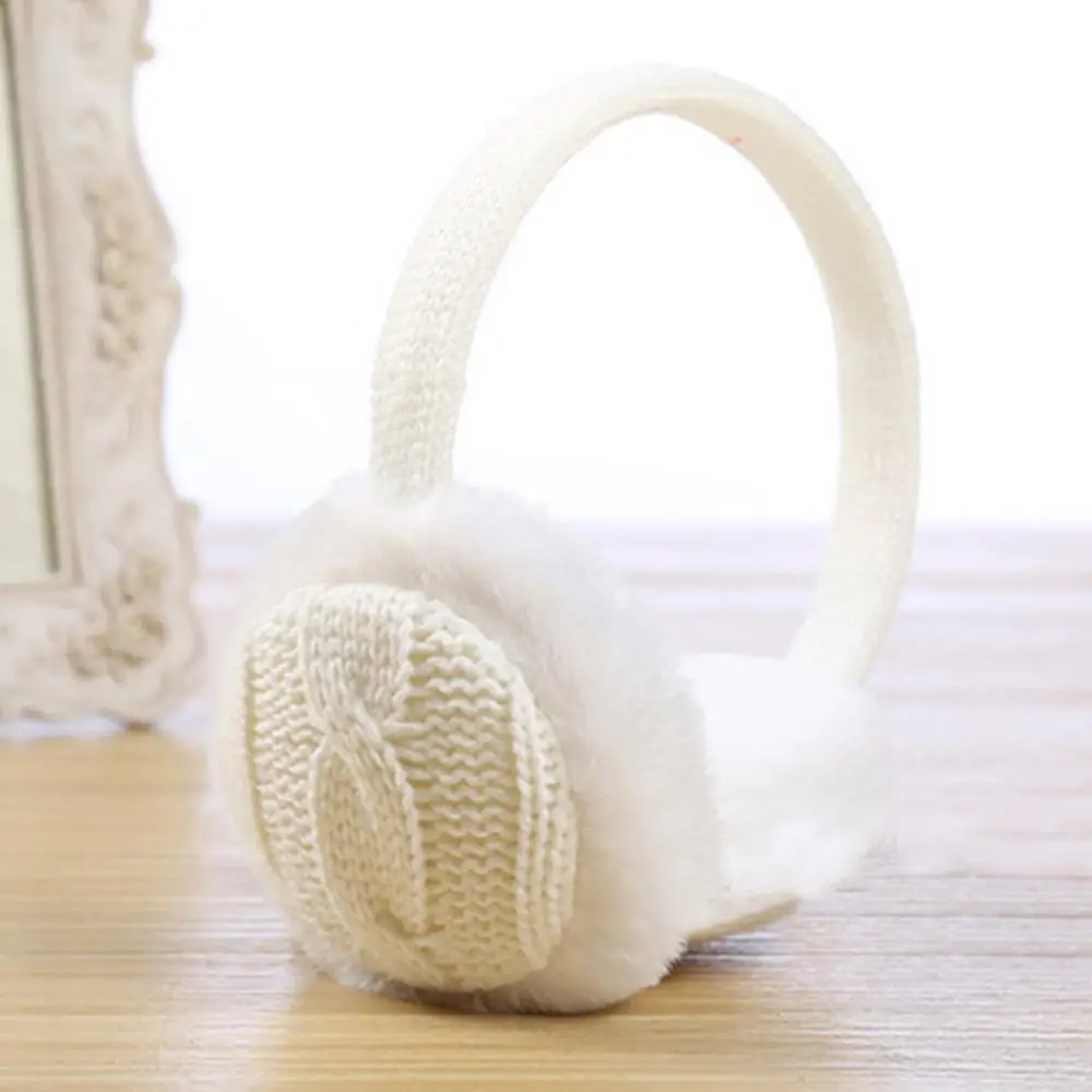 2022ผู้หญิงถัก Earmuff ฤดูใบไม้ร่วงฤดูหนาว Warm Plush ถักหู Muffs หูครอบคลุมเย็นสภาพอากาศ Windproof หูอุ่น Orejeras