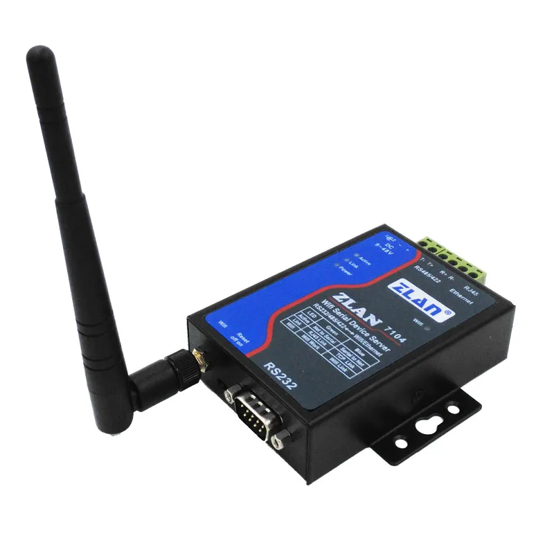 serial to wifi module RS232 RS485 RS422 RJ45 Ethernet Converter ZLAN7144 Modbus rtu tcp Gateway wireless