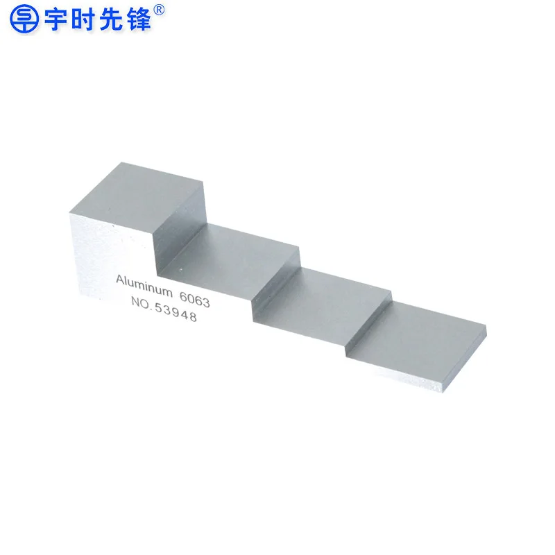 YUSHI 2.5-5-10-20mm 4 Step 1018 Steel /Stainless Steel/Aluminum Metric Ultrasonic Calibration  Blocks