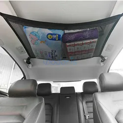 For Toyota Land Cruiser 200 FJ Prado FJ120 FJ150 FJ100 LC200 Interior Roof Storage Bag Luggage Cargo Nets Organizer Accessories