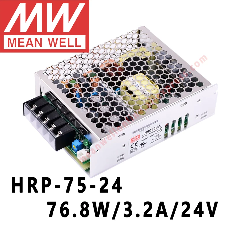 

Mean Well HRP-75-24 meanwell 24V/3.2A/76.8W DC Single Output with PFC Function Switching Power Supply online store