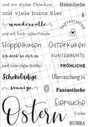 German Easter Clear Stamp for Scrapbooking Transparent Silicone Rubber DIY Photo Album Decor 0234