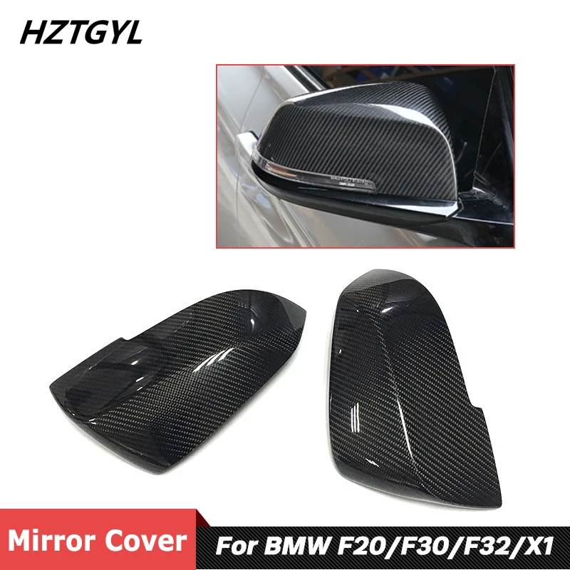 

Replacemet Style Carbon Fiber Material Rear View Mirror Cover For BMW F20 F30 F32 X1 Tuning