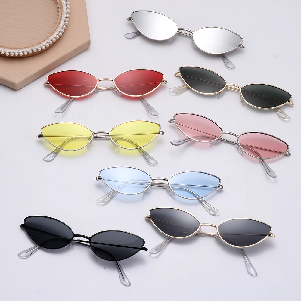 Cute Sexy Cat Eye Sunglasses Women Retro Small Black Red Pink Cateye Sun Glasses Female Vintage UV400 Shades Glasses