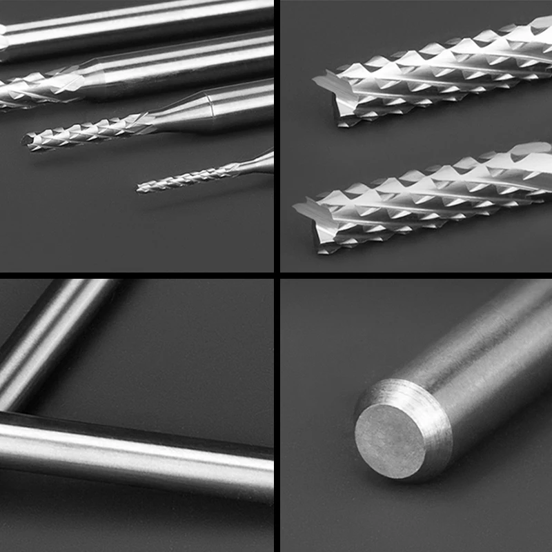 Imagem -04 - Ucheer 3.175 mm Fresa de Topo de Milho Carboneto Pcb Fresa Gravura Pcb Maching 3.175 mm Roteador Bit Cnc Ferramentas de Fresagem