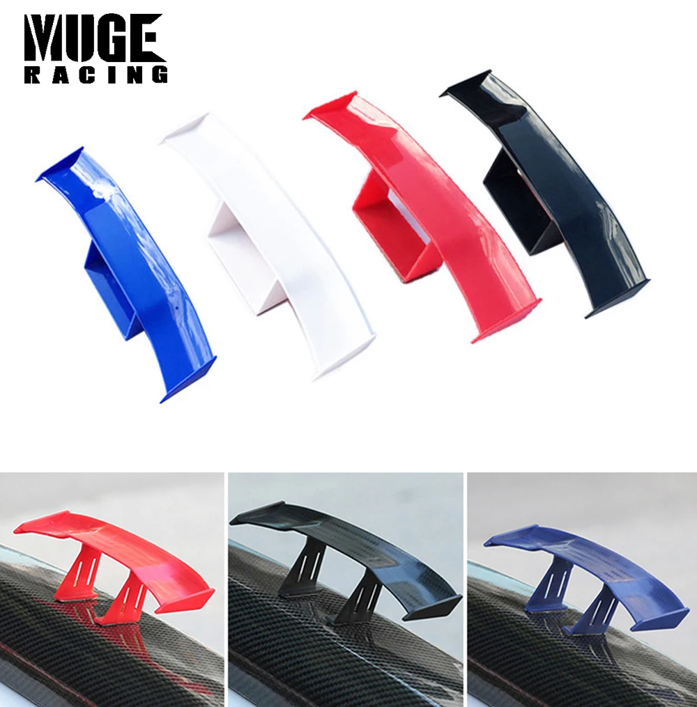 

Mini Spoiler Universal Carbon Fiber Car Spoiler Tail Wing Small Model ABS Tail Wings Tuning Car Modified Accessories LKT018