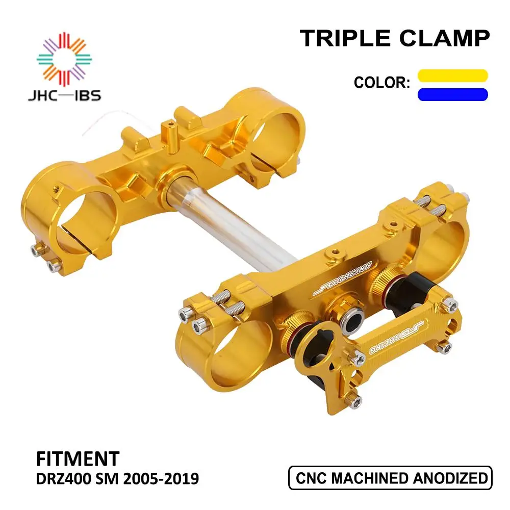 For SUZUKI DRZ400 SM DRZ400SM 2005 2006 2007 2008 2009 -2019 Motorcycle Triple Tree Clamps Steering Stem And Clamp Riser Adaptor