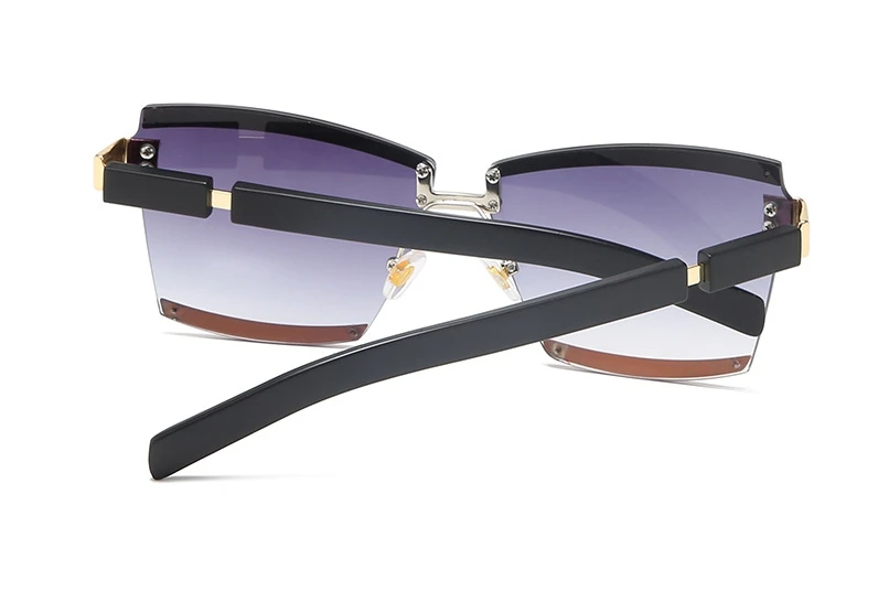 47391 randlose Platz Luxus Sonnenbrille Marke Designer Männer Frauen Fashion Shades Uv400 Vintage Gläser – Detail 10