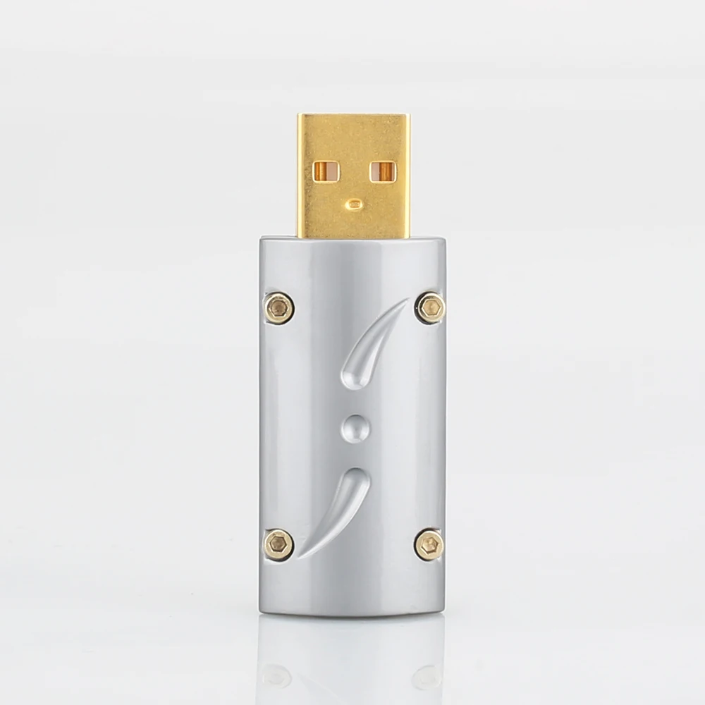 عالية الجودة فيبورغ UA201 مرحبا نهاية 24K مطلية بالذهب USB2.0 التوصيل USB موصل لتقوم بها بنفسك مرحبا فاي كابل يو اس بي مطلية بالذهب البرونزية USB