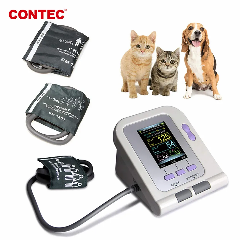 

CONTEC08A-VET Digital Veterinary Blood Pressure Monitor NIBP Cuff,Dog/Cat/Pets Animal Care