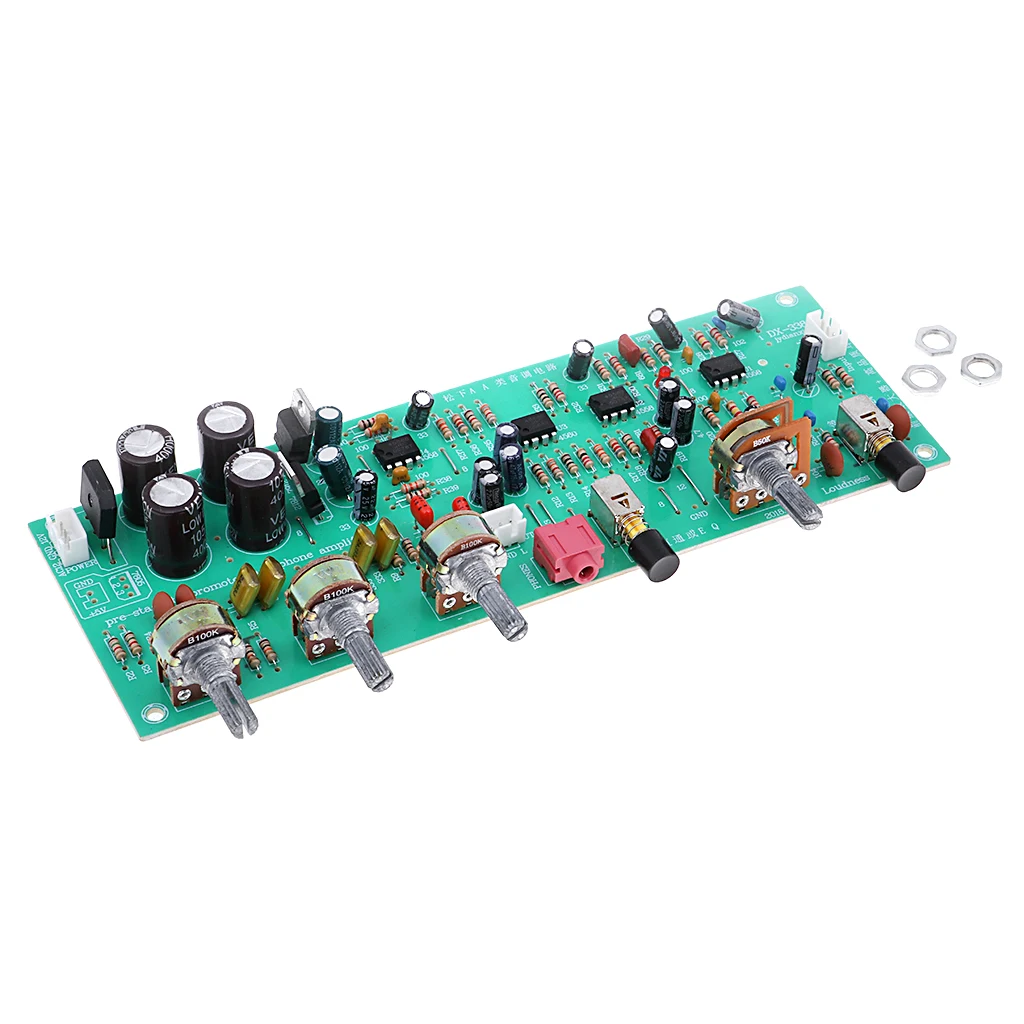 DX338A HIFI Preamp Pre-amplifier Tone Board Kits Volume Control AC 12V