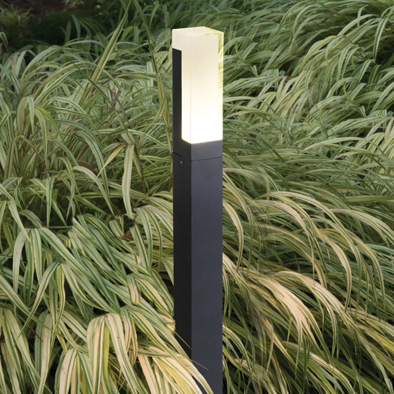 Lawn Lamp Modern Outdoor Light Aluminum water proof Porch Garden IP54 Exterior Lawn Lamp Home Courtyard decor Landscape Lights