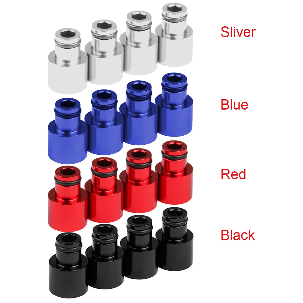 4pcs Racing Fuel Injector Top Hats Adapters for Honda Civic and Acura RDX Injectors to B16 B18 D16Z D16Y Engines FP-1047