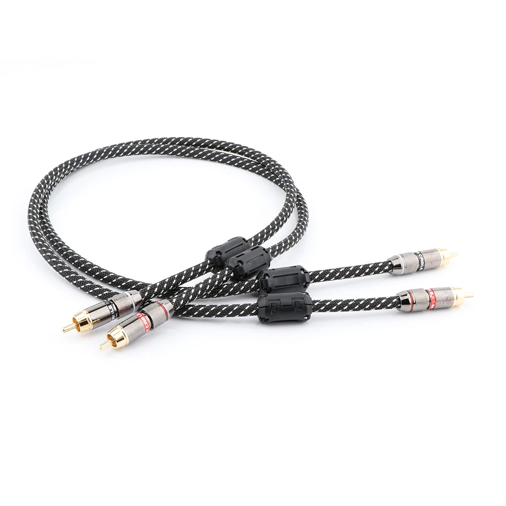 CANARE Kabel RCA Stereo HIFI Pasangan Kabel RCA Stereo, Premium Kinerja Tinggi, Audio HIFI 2rca Ke 2rca, Kabel Interkoneksi