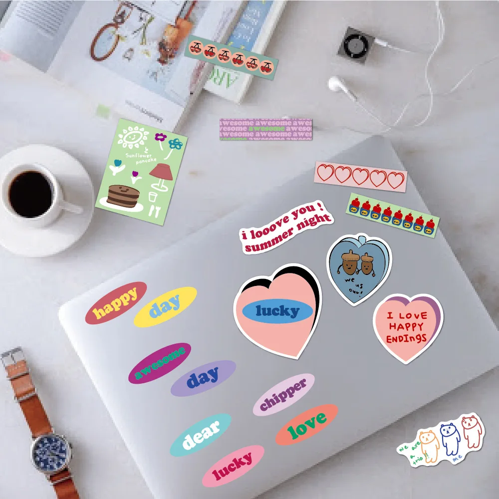 10 Sheets Printable Vinyl Sticker Paper A4 Glossy Self-Adhesive Inkjet Printer Paper for Inkjet Printer DIY Decals Gift Crafts