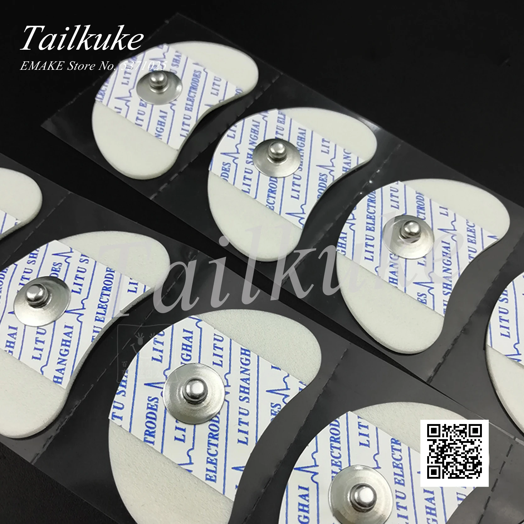 50pcs/pack Electrotherapy Instrument Patch Disposable Electrodes Suitable for Crescent Crescent