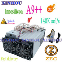 old Innosilicon A9++ ZMaster 140K Equihash Asic miner With PSU Zcash BTG Mining better than A9 antminer Z11 Z11j Z11e Z9 z9mini