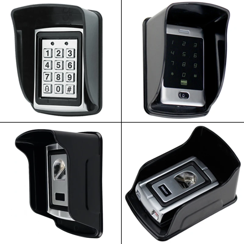 Black Rainproof Cover for RFID Access Control Keypad System Waterproof Case Fingerprint Access Controller Machine Protector