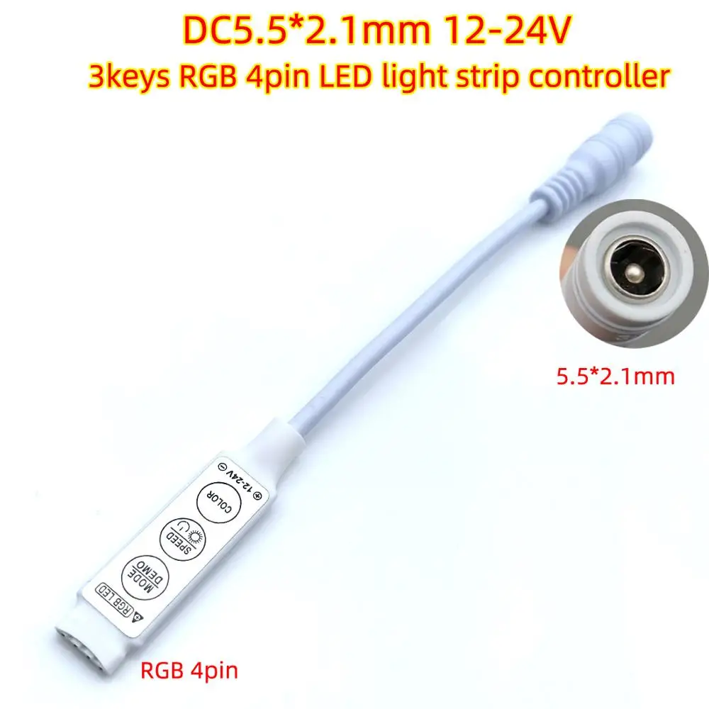 DC5V 12V 24V RGB Led Wifi Controller RGBW Bluetooth-compatible WiFi LED controller For 5050 2835 WS2812B led strip Power switch