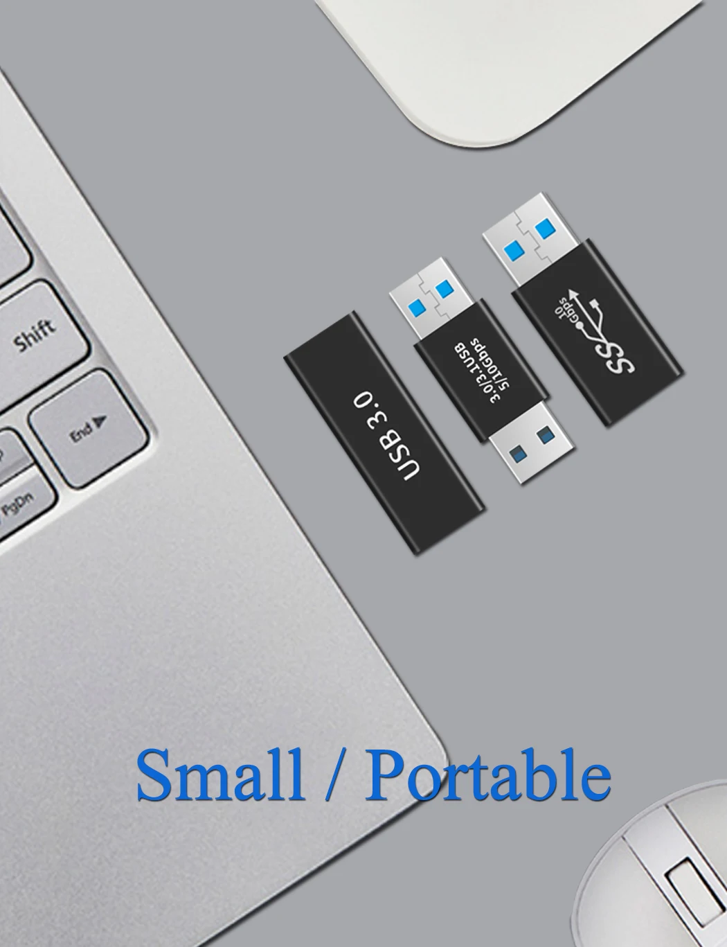 JORINDO USB3.0ชายคู่Plug Converter,USB3.0อะแดปเตอร์ชายหญิง,USB3.0คู่หญิงขยายการแปลง3A